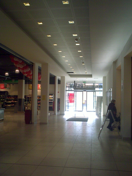 Shopping passage, REWE Supermarket