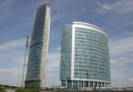 Moscow Business Center im Bau